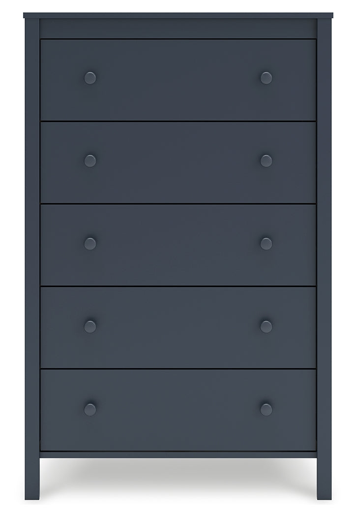 Simmenfort Navy Blue Chest of Drawers - EB1528-245