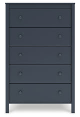 Simmenfort Navy Blue Chest of Drawers - EB1528-245