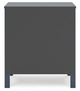 Simmenfort Twin Panel Headboard with Dresser, Chest and 2 Nightstands in Navy Blue - PKG020604