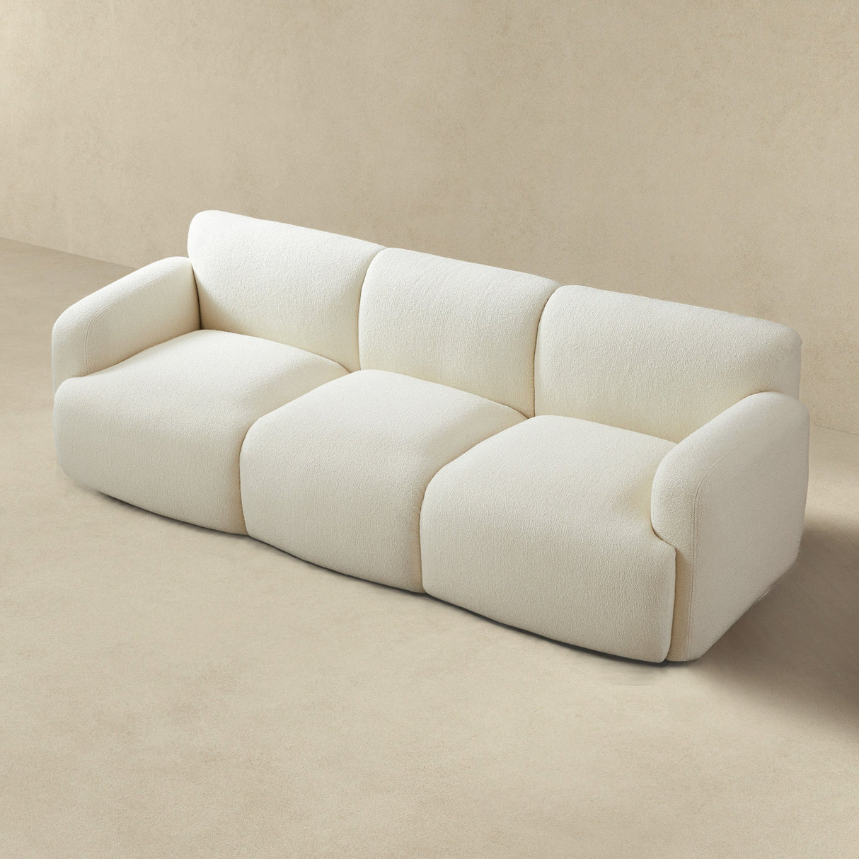 Simone Sofa (Cream Boucle) - AFC02085 - 