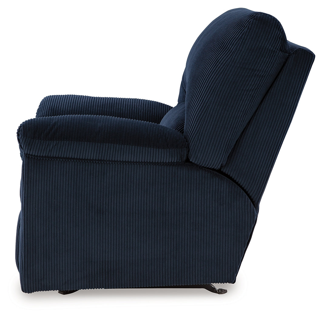 SimpleJoy Navy Recliner - 2420525