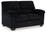 SimpleJoy Onyx Loveseat - 2420435