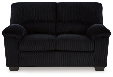 SimpleJoy Onyx Loveseat - 2420435