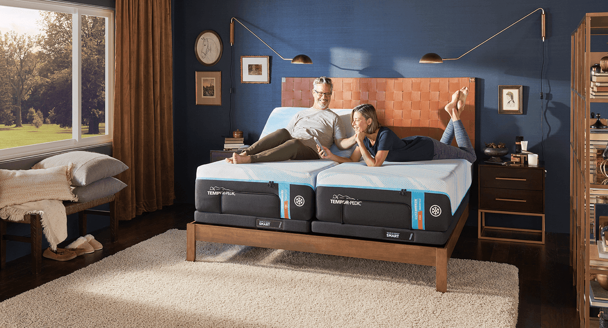 TEMPUR-Ergo® Smart Adjustable Power Base, Split Cal King Size -  Tempur-Pedic - Luna Furniture