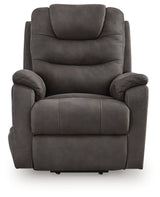 Snowfield Gunmetal Power Lift Recliner - 1760912