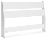 Socalle Full Panel Headboard with 2 Nightstands in Two-tone - PKG019077