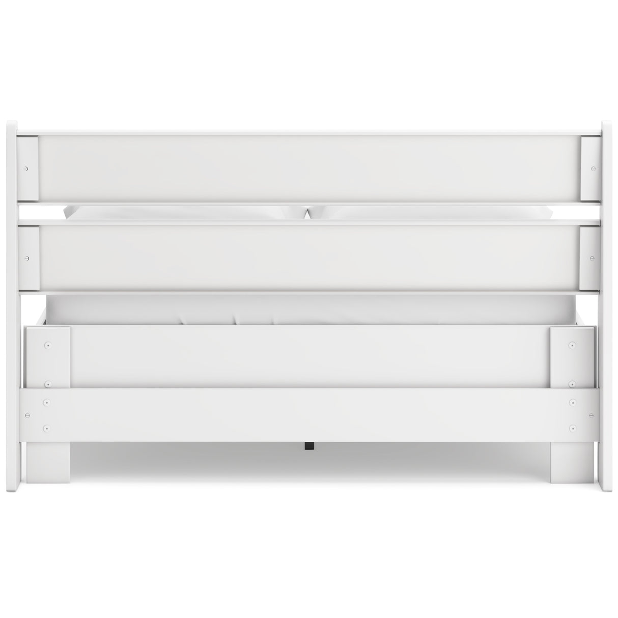 Socalle Full Panel Headboard with Dresser and 2 Nightstands in Two-tone - PKG019075