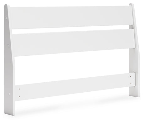 Socalle Full Panel Headboard with Dresser and Nightstand in Two-tone - PKG018897