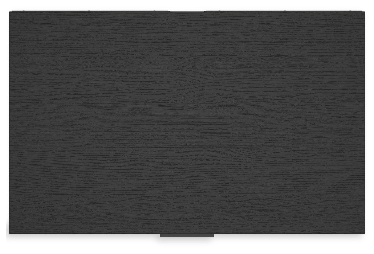 Socalle Full Panel Headboard with Dresser, Chest and 2 Nightstands in Black - PKG019052