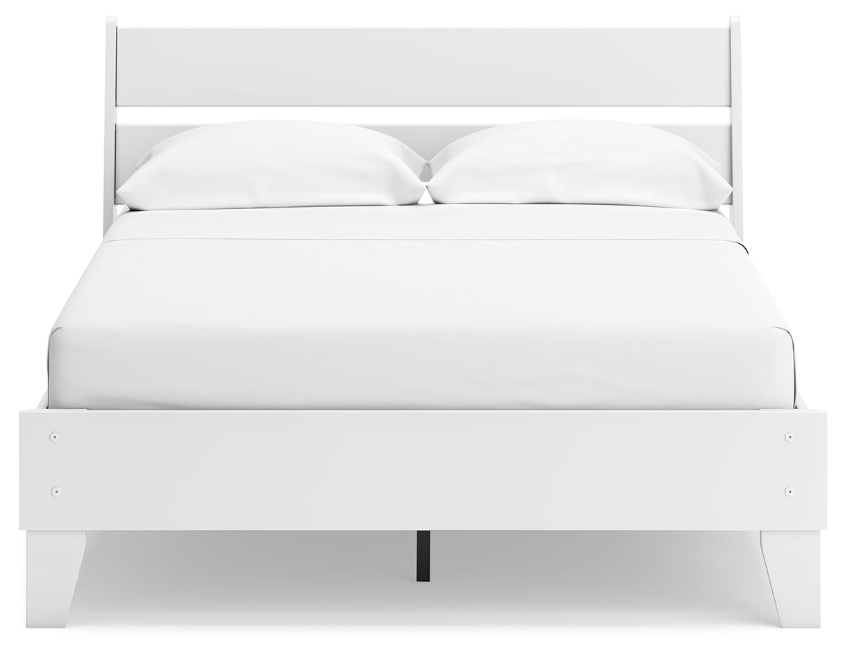 Socalle Full Panel Platform Bed with Dresser and Nightstand in Two-tone from Ashley - Luna Furniture