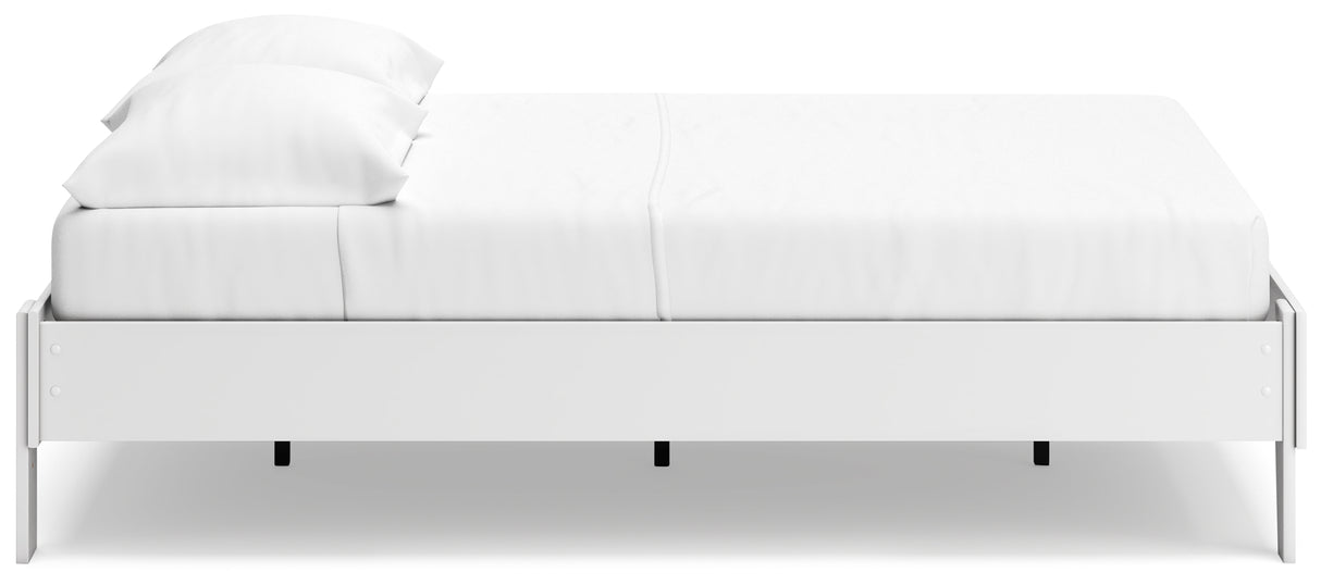 Socalle Full Platform Bed with Dresser and Chest in Two-tone - PKG018886