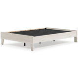 Socalle Full Platform Bed with Mattress in Light Natural from Ashley - Luna Furniture