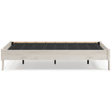 Socalle Full Platform Bed with Mattress in Light Natural from Ashley - Luna Furniture