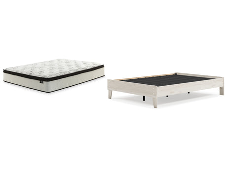 Socalle Full Platform Bed with Mattress in Light Natural from Ashley - Luna Furniture