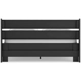 Socalle Queen Panel Headboard with Dresser and Chest in Black - PKG018866