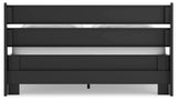 Socalle Queen Panel Headboard with Dresser in Black - PKG018864