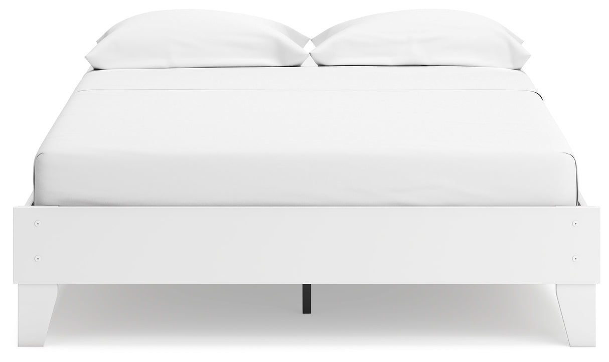 Socalle Queen Platform Bed with Dresser and 2 Nightstands in Two-tone - PKG019070