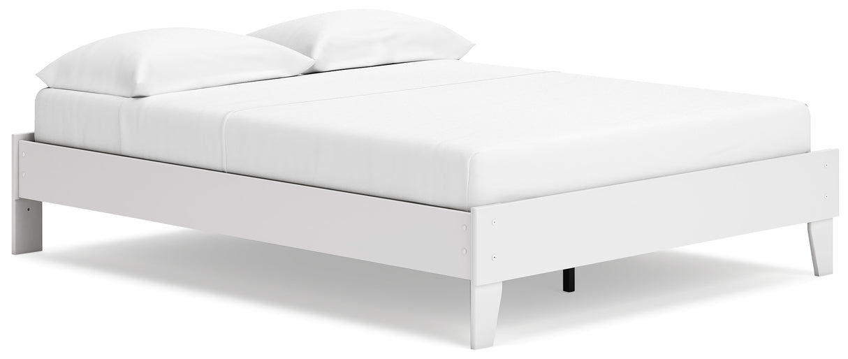 Socalle Queen Platform Bed with Dresser and 2 Nightstands in Two-tone - PKG019070