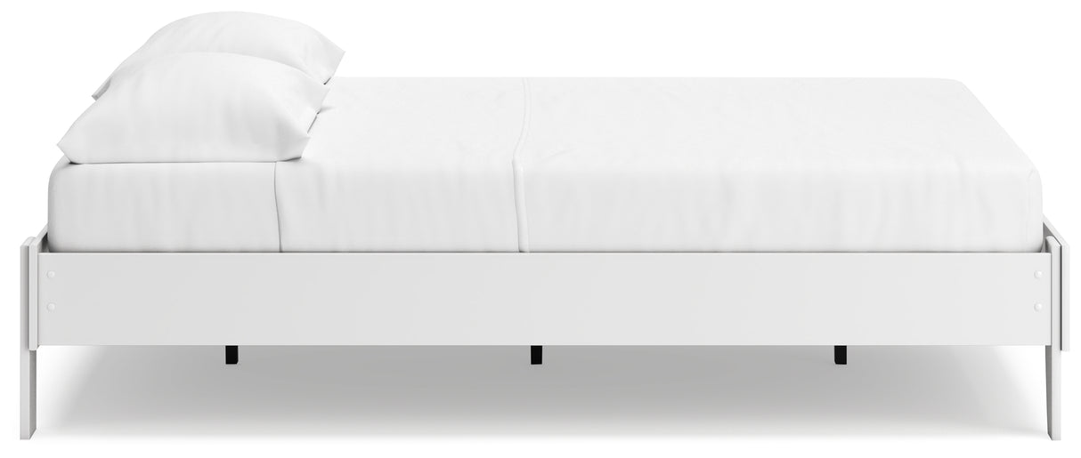 Socalle Queen Platform Bed with Dresser and 2 Nightstands in Two-tone - PKG019070