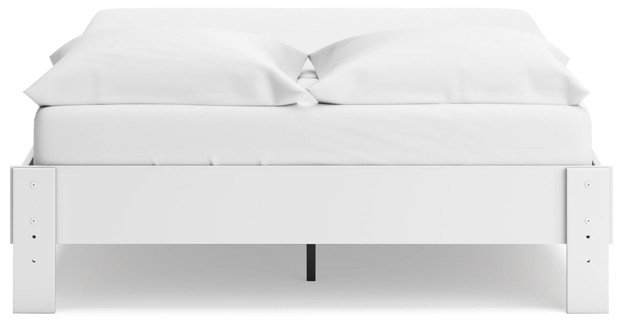 Socalle Queen Platform Bed with Dresser and 2 Nightstands in Two-tone - PKG019070