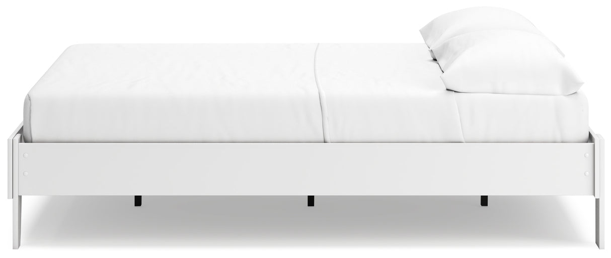 Socalle Queen Platform Bed with Dresser and 2 Nightstands in Two-tone - PKG019070