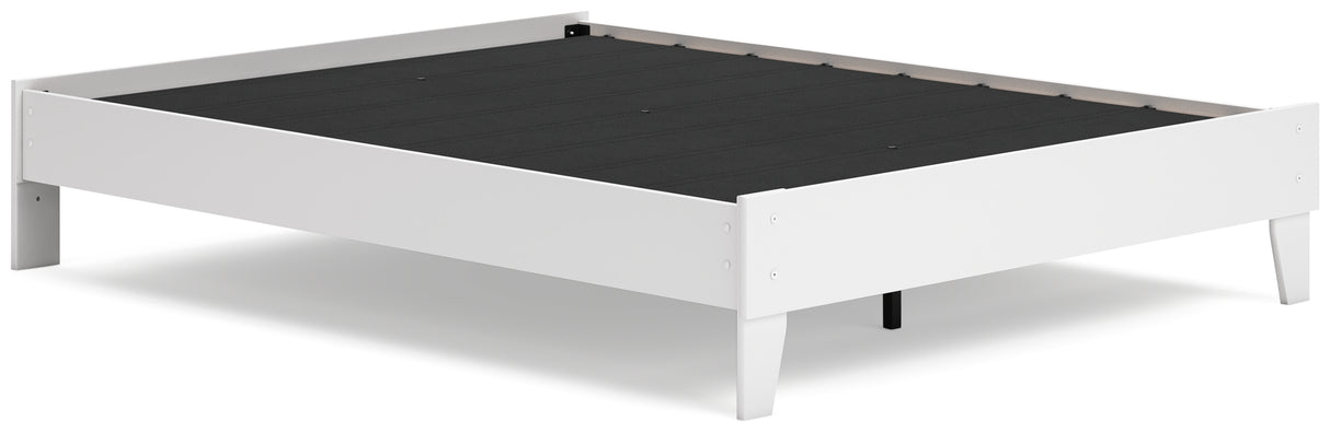 Socalle Queen Platform Bed with Dresser and Chest in Two-tone - PKG018890