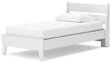 Socalle Twin Panel Platform Bed with Dresser and Nightstand in Two-tone from Ashley - Luna Furniture