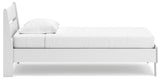 Socalle Twin Panel Platform Bed with Dresser in Two-tone - PKG018904