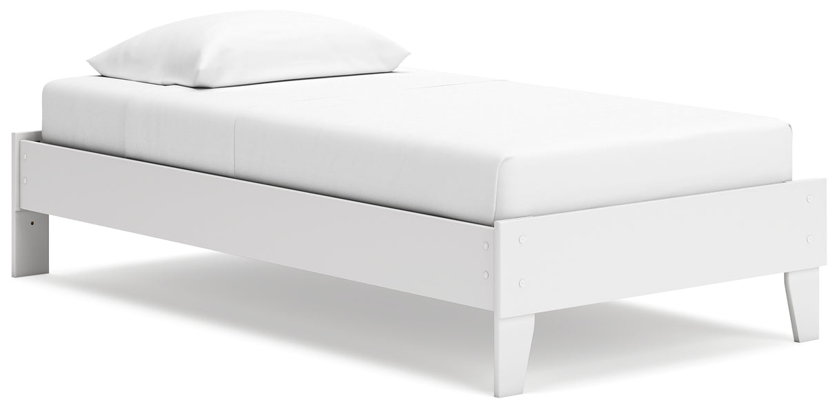 Socalle Twin Platform Bed with Dresser and 2 Nightstands in Two-tone - PKG019065