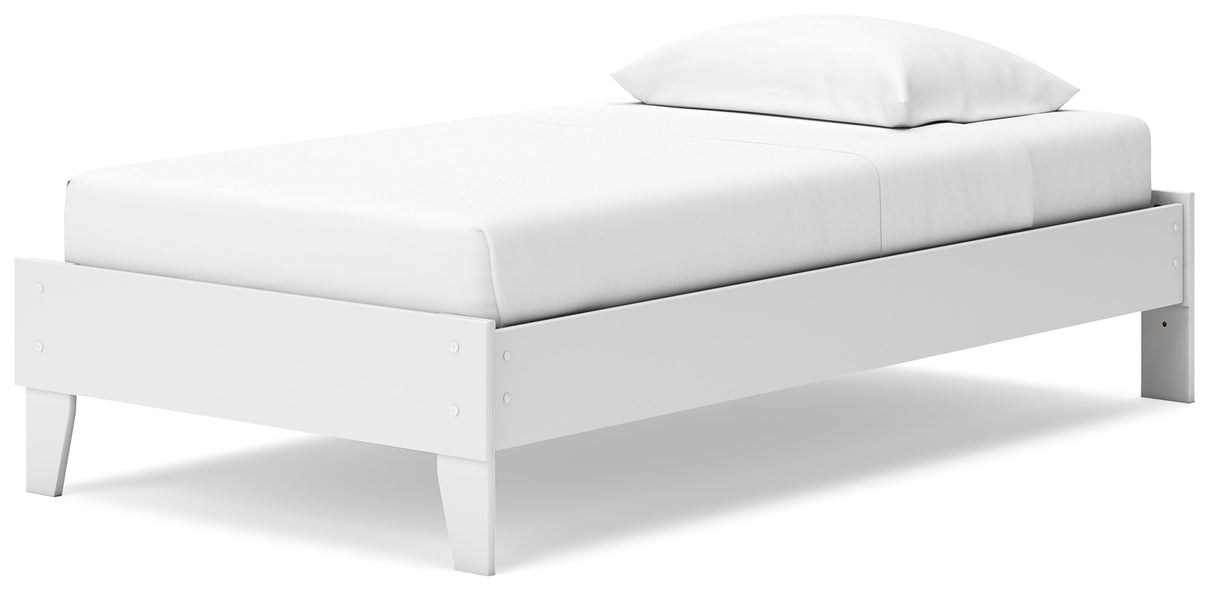 Socalle Twin Platform Bed with Dresser and 2 Nightstands in Two-tone - PKG019065