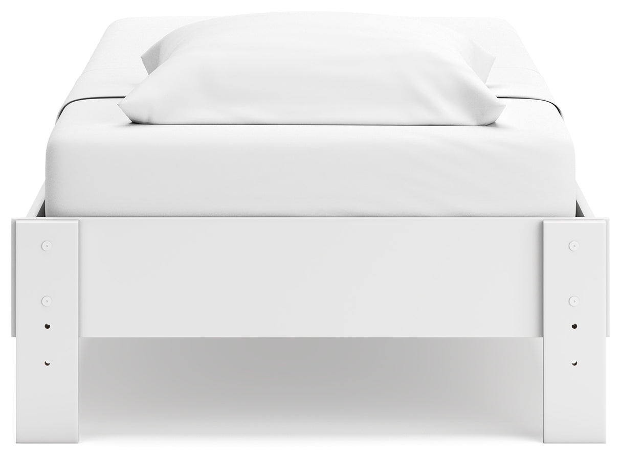 Socalle Twin Platform Bed with Dresser and Nightstand in Two-tone - PKG018881