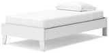 Socalle Twin Platform Bed with Dresser, Chest and Nightstand in Two-tone - PKG018883