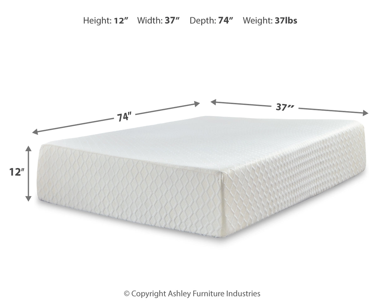 Socalle Twin Platform Bed with Mattress in Light Natural from Ashley - Luna Furniture