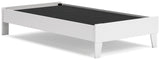 Socalle Twin Platform Bed with Nightstand in Two-tone - PKG018970