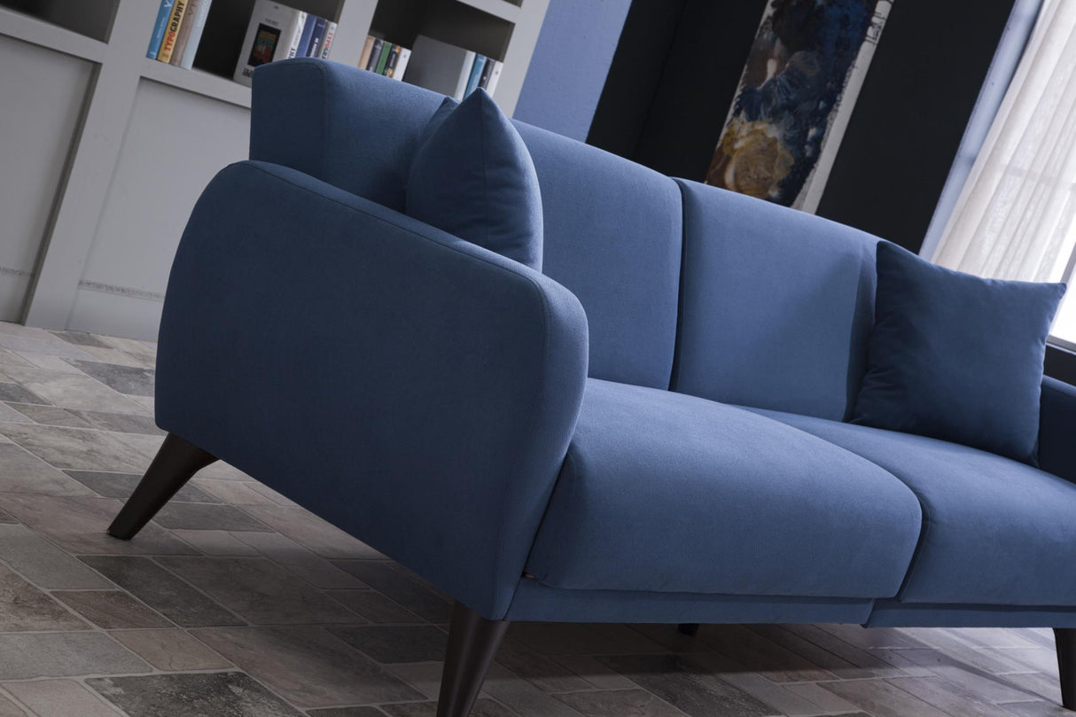 Sofa In A Box-Flexy (Zigana Indigo Blue) - 15-SOF-201898-03-0