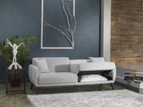 Flexy Zigana Light Gray Sofa In A Box from Bellona - Luna Furniture