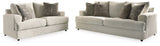 Soletren Sofa and Loveseat in Stone - PKG001864