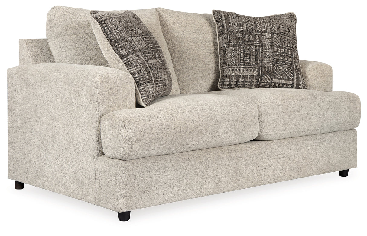 Soletren Sofa and Loveseat in Stone - PKG001864