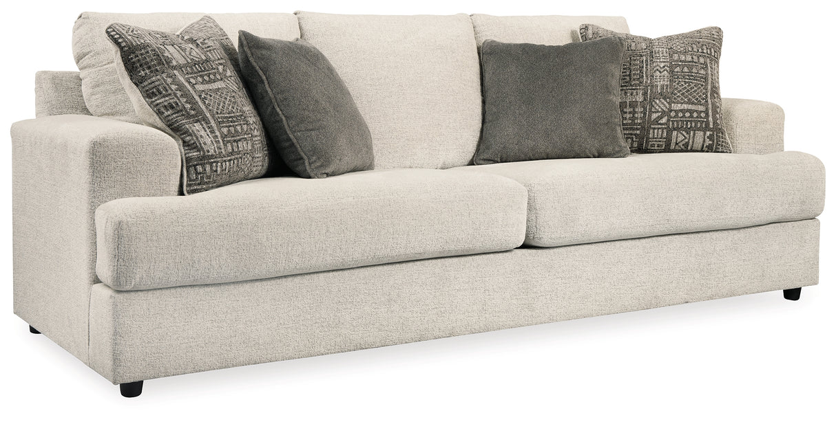 Soletren Sofa and Loveseat in Stone - PKG001864