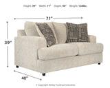 Soletren Sofa and Loveseat in Stone - PKG001864