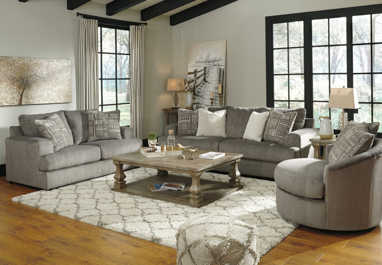 Soletren Sofa, Loveseat and Chair in Ash - PKG001863