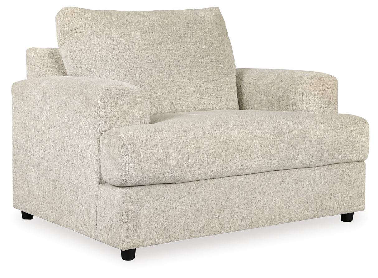 Soletren Sofa, Loveseat and Chair in Stone - PKG001865