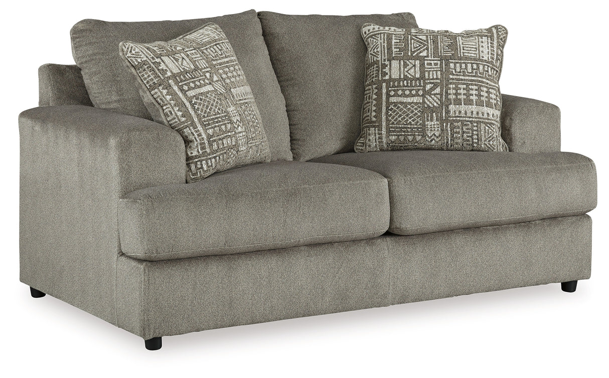 Soletren Sofa, Loveseat, Chair and Ottoman in Ash - PKG001862