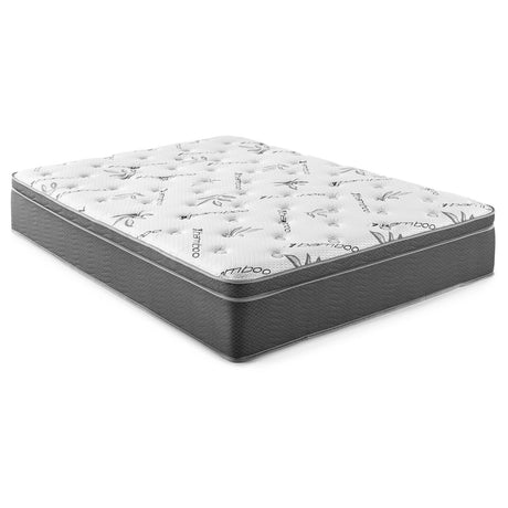 Sommet 13" Queen Bamboo Euro Top Memory Foam Hybrid Mattress - 350363Q