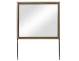 Sonoma 44″ Framed Mirror, Cocoa Gray Oak Finish With Mounting Brackets - SON900MR