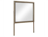 Sonoma 44″ Framed Mirror, Cocoa Gray Oak Finish With Mounting Brackets - SON900MR