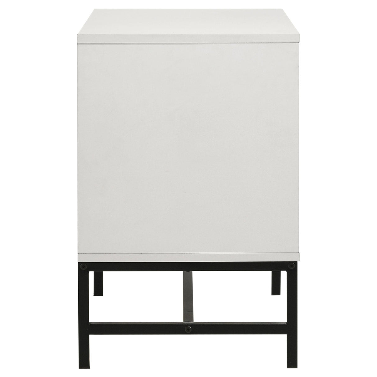 Sonora 2-drawer Nightstand Bedside Table White from Coaster - Luna Furniture