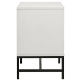 Sonora 2-drawer Nightstand Bedside Table White from Coaster - Luna Furniture