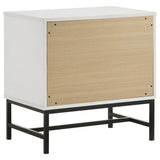 Sonora 2-drawer Nightstand Bedside Table White from Coaster - Luna Furniture