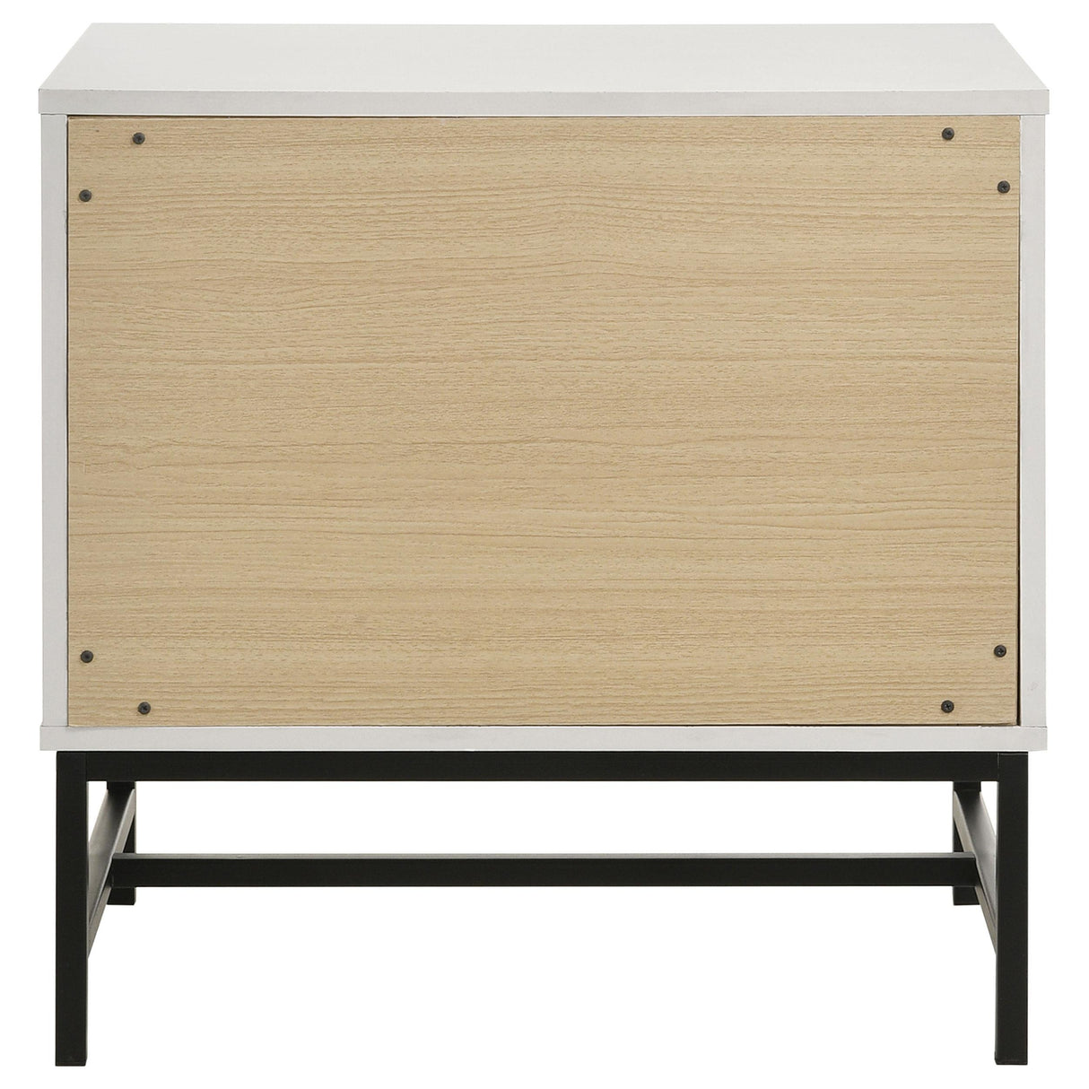 Sonora 2-drawer Nightstand Bedside Table White from Coaster - Luna Furniture